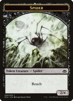 Spider // Saproling Double-Sided Token [Planechase Anthology Tokens]-1