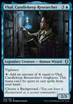 Vhal, Candlekeep Researcher [Commander Legends: Battle for Baldur's Gate]-1