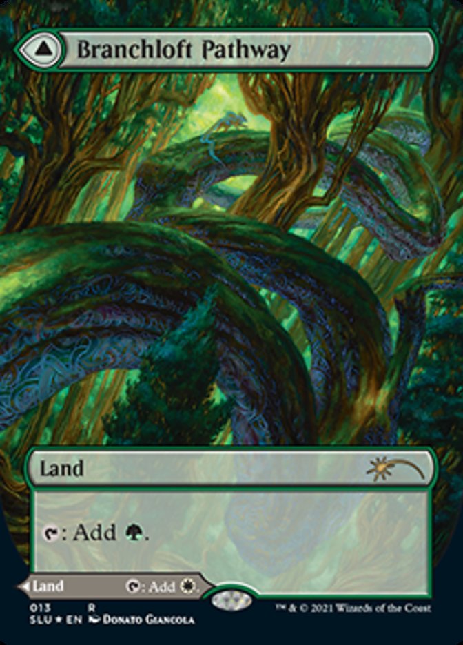 Branchloft Pathway // Boulderloft Pathway (Borderless) [Secret Lair: Ultimate Edition 2]-1