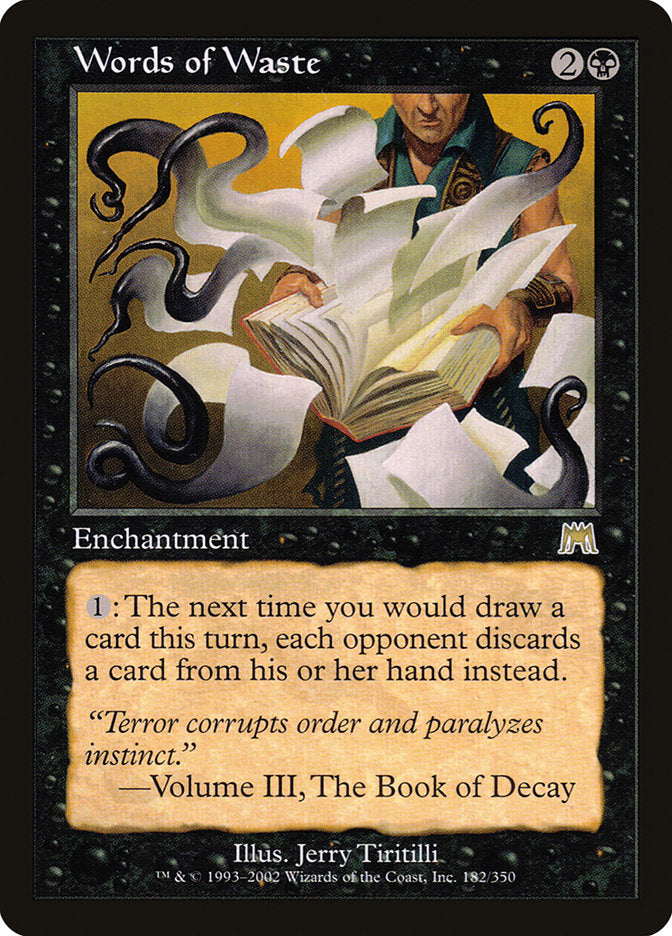Words of Waste [Onslaught]-1