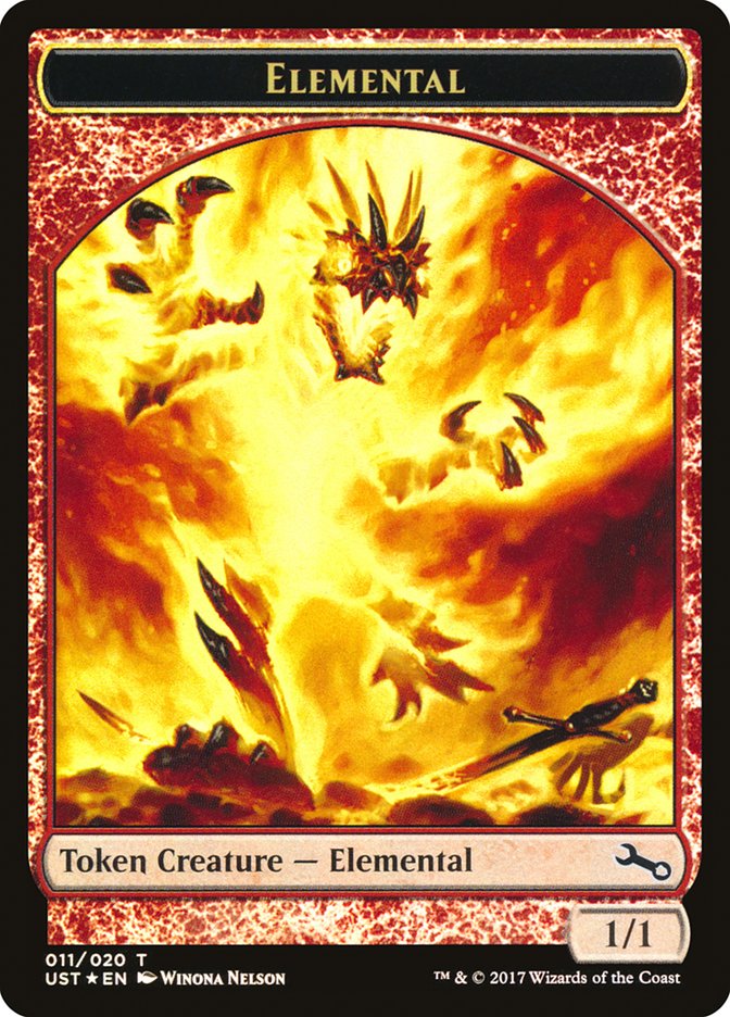 Elemental // Elemental Double-Sided Token (011/020) [Unstable Tokens]-1