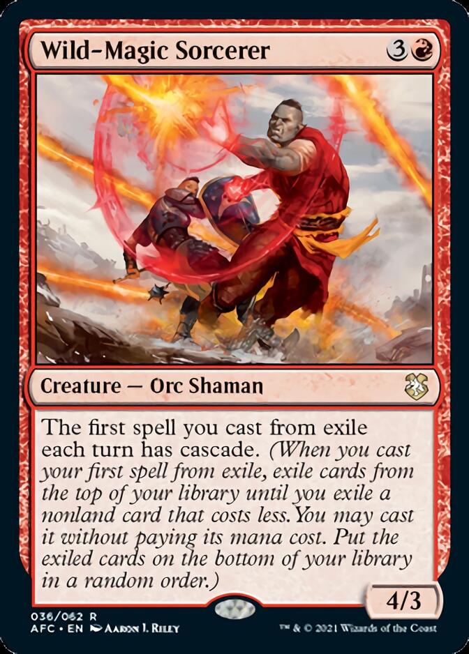 Wild-Magic Sorcerer [Dungeons & Dragons: Adventures in the Forgotten Realms Commander]-1