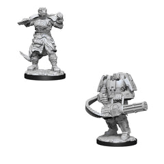 Starfinder Deep Cuts Unpainted Miniatures Vesk Soldier-1