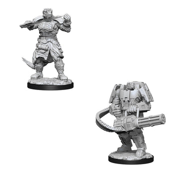 Starfinder Deep Cuts Unpainted Miniatures Vesk Soldier