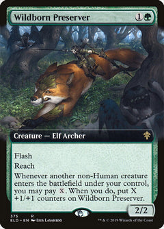 Wildborn Preserver (Extended Art) [Throne of Eldraine]-1