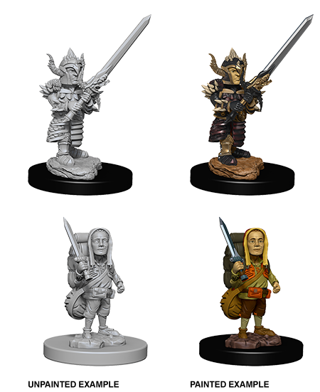 D&D Nolzurs Marvelous Unpainted Miniatures Male Halfling Fighter-1