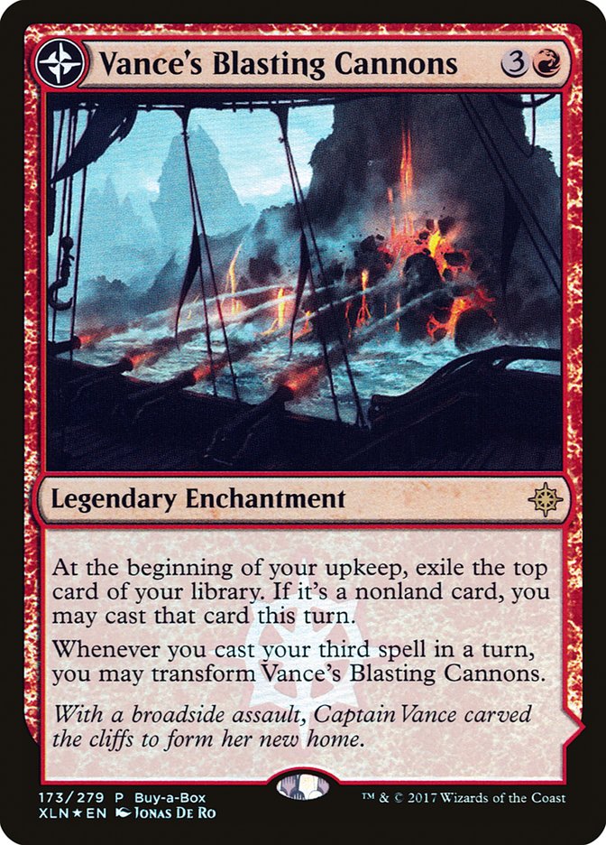 Vance's Blasting Cannons // Spitfire Bastion (Buy-A-Box) [Ixalan Treasure Chest]-1