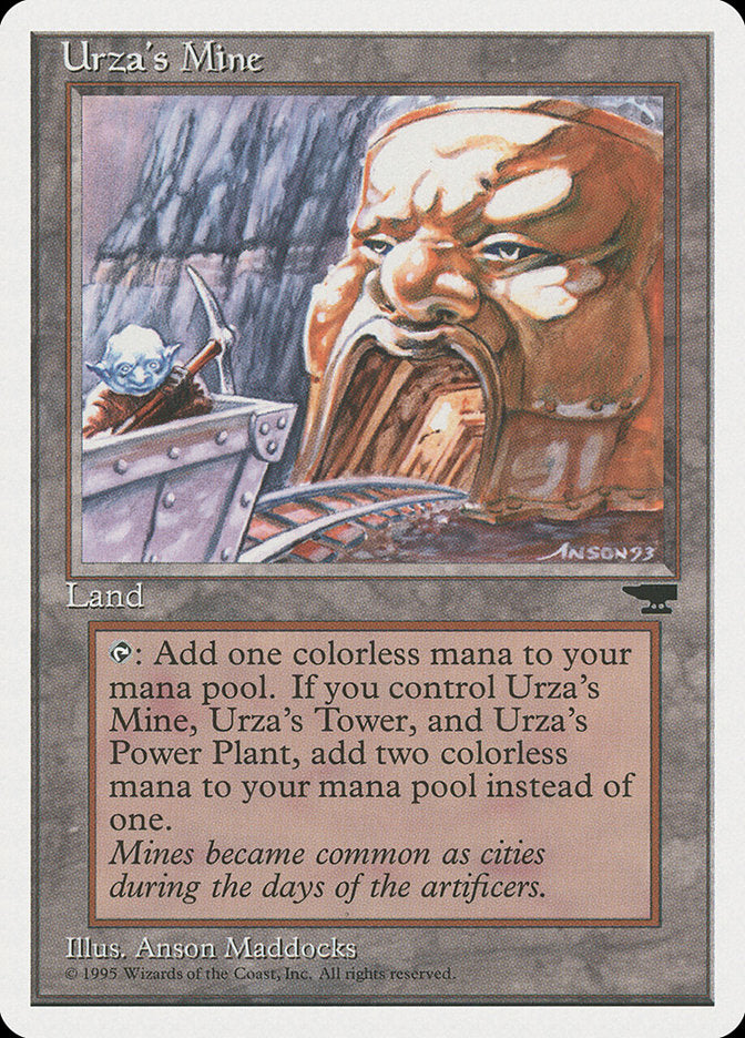 Urza's Mine (Mine Cart Entering Mouth) [Chronicles]-1