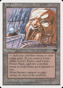 Urza's Mine (Mine Cart Entering Mouth) [Chronicles]-1