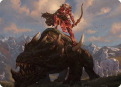 Meria's Outrider Art Card [Dominaria United Art Series]-1