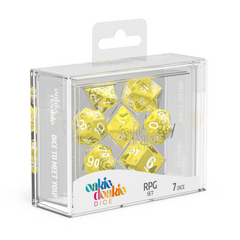 Oakie Doakie Dice RPG Set Translucent - Yellow (7)-1