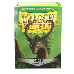 Sleeves - Dragon Shield - Box 100 - Matte Lime-1