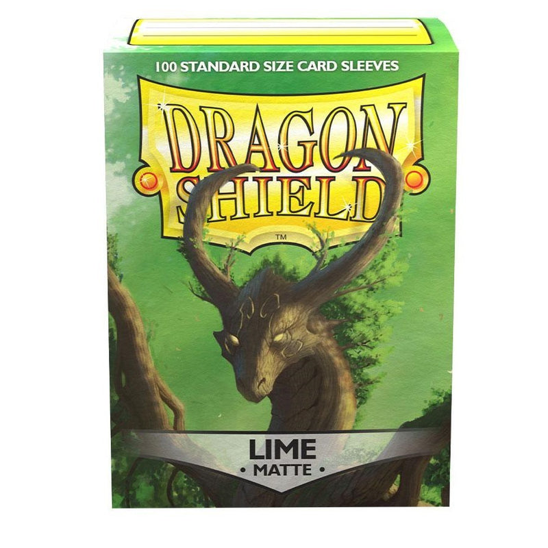 Sleeves - Dragon Shield - Box 100 - Matte Lime-1