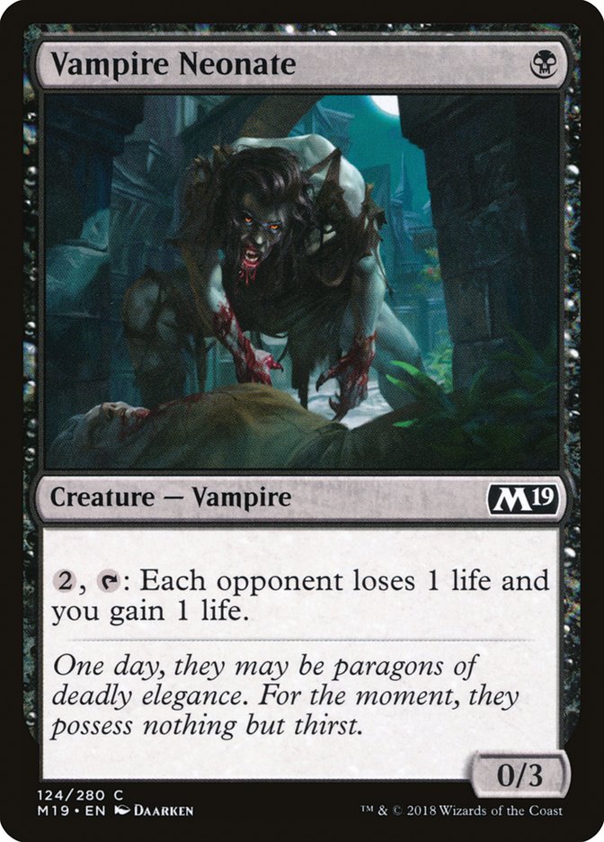 Vampire Neonate [Core Set 2019]-1