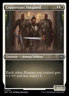 Coppercoat Vanguard (Foil Etched) [March of the Machine: The Aftermath]-1