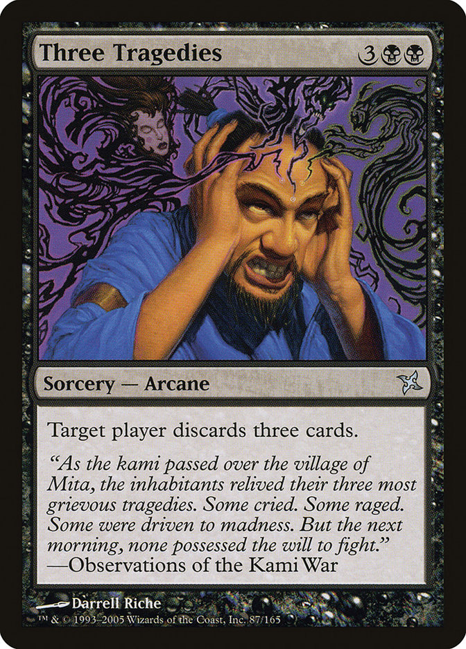 Three Tragedies [Betrayers of Kamigawa]-1