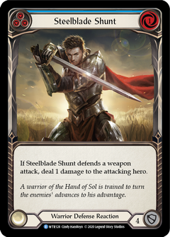 Steelblade Shunt (Blue) [U-WTR128] (Welcome to Rathe Unlimited)  Unlimited Rainbow Foil-1