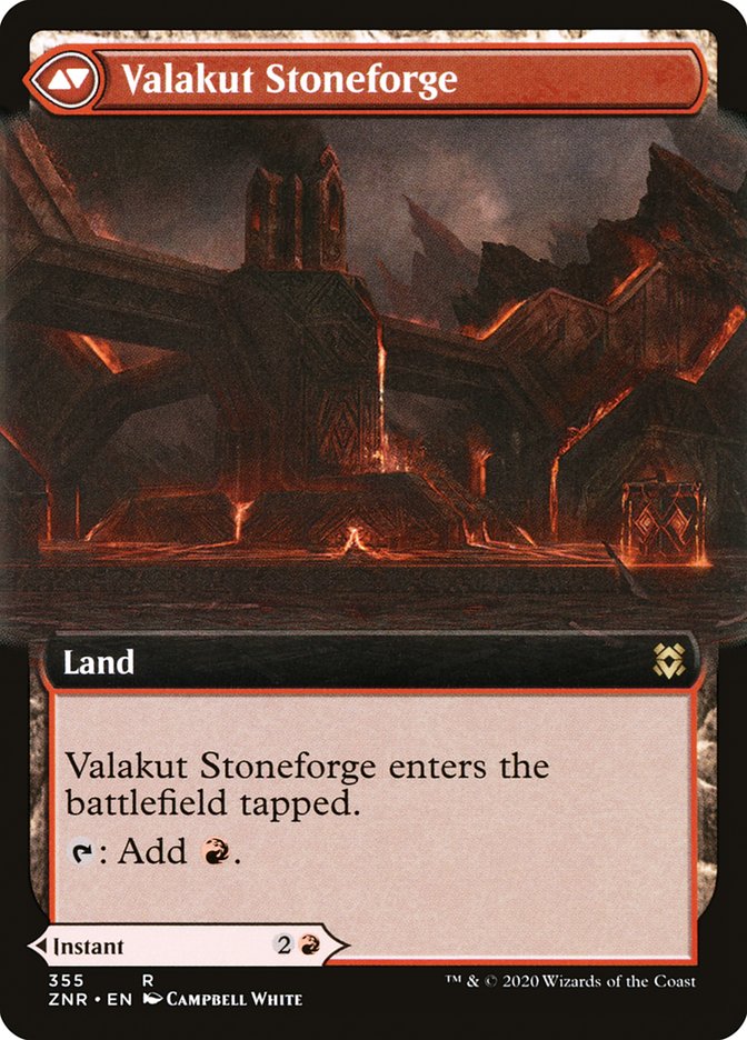 Valakut Awakening // Valakut Stoneforge (Extended Art) [Zendikar Rising]-2