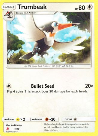 Trumbeak (4/30) [Sun & Moon: Trainer Kit - Lycanroc]-1