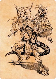 Taunting Kobold Art Card [Commander Legends: Battle for Baldur's Gate Art Series]-1
