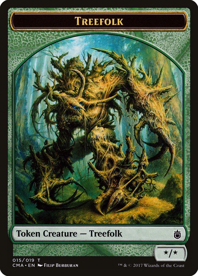 Treefolk Token [Commander Anthology Tokens]-1