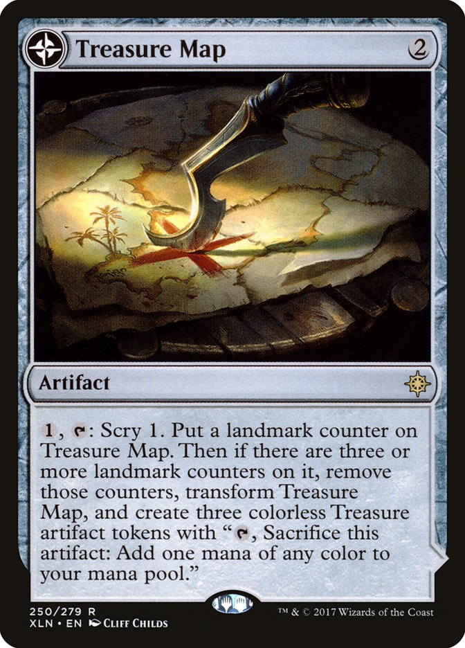 Treasure Map // Treasure Cove [Ixalan]-1