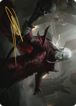 Baeloth Barrityl, Entertainer Art Card (Gold-Stamped Signature) [Commander Legends: Battle for Baldur's Gate Art Series]-1