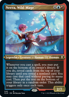 Neera, Wild Mage (Foil Etched) [Commander Legends: Battle for Baldur's Gate]-1