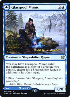 Glasspool Mimic // Glasspool Shore [Zendikar Rising Prerelease Promos]-1