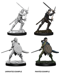 Pathfinder Battles Deep Cuts Female Elf Fighter-1