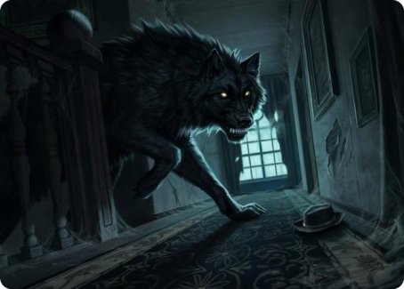 Primal Adversary Art Card [Innistrad: Midnight Hunt Art Series]-1