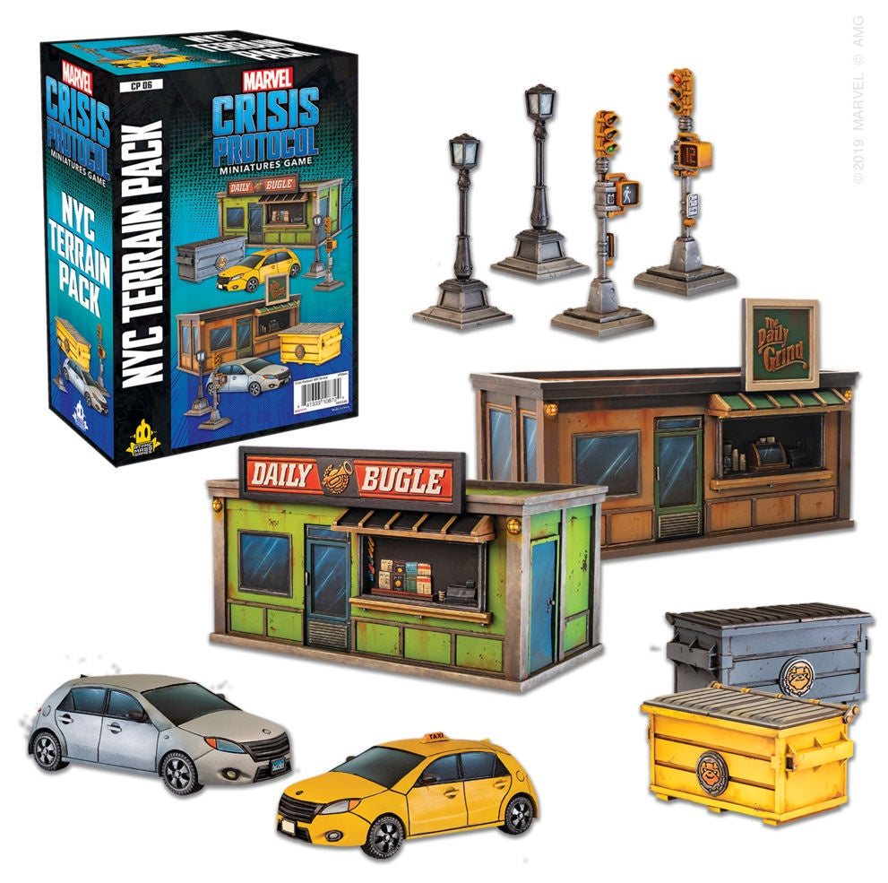 Marvel Crisis Protocol Miniatures Game NYC Terrain Pack Expansion-1
