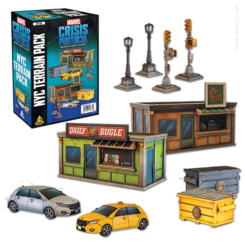 Marvel Crisis Protocol Miniatures Game NYC Terrain Pack Expansion-1