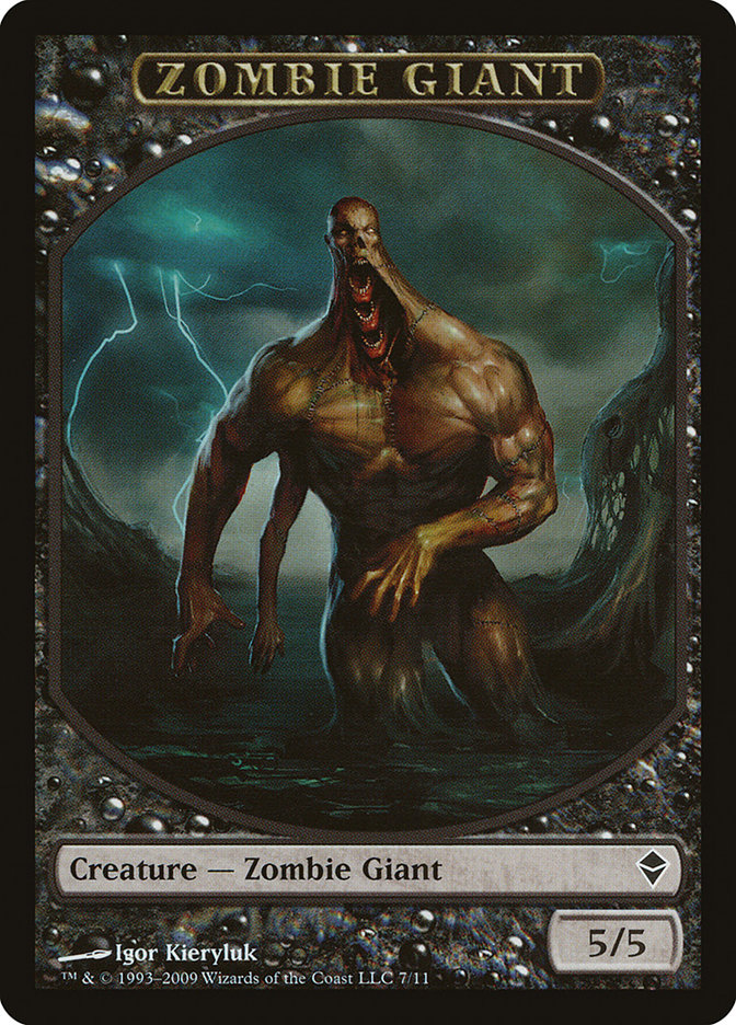 Zombie Giant Token [Zendikar Tokens]-1