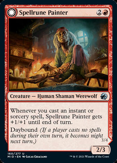 Spellrune Painter // Spellrune Howler [Innistrad: Midnight Hunt]-1