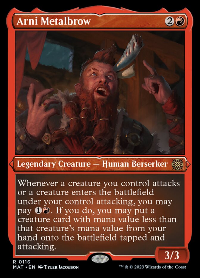 Arni Metalbrow (Foil Etched) [March of the Machine: The Aftermath]-1