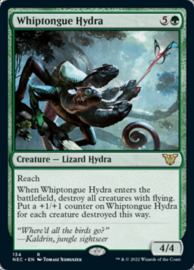 Whiptongue Hydra [Kamigawa: Neon Dynasty Commander]-1