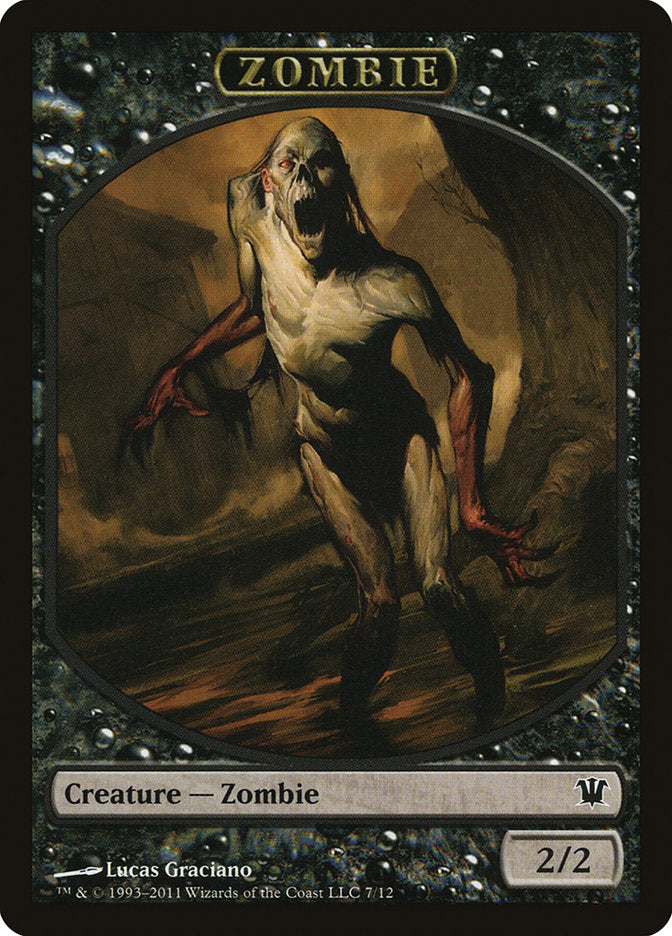 Zombie Token (7/12) [Innistrad Tokens]-1