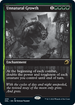 Unnatural Growth [Innistrad: Double Feature]-1