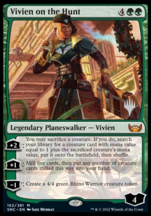 Vivien on the Hunt (Promo Pack) [Streets of New Capenna Promos]-1
