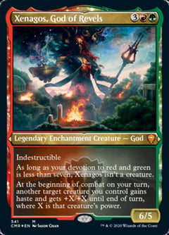 Xenagos, God of Revels (Etched) [Commander Legends]-1