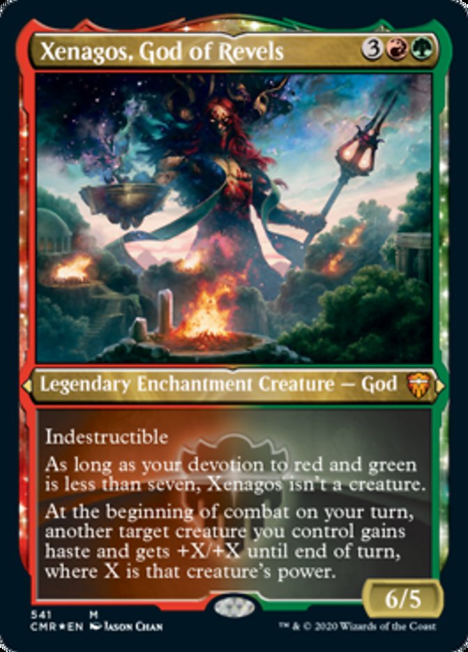 Xenagos, God of Revels (Etched) [Commander Legends]-1