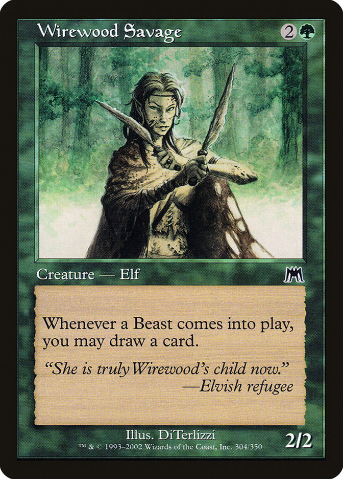 Wirewood Savage [Onslaught]-1