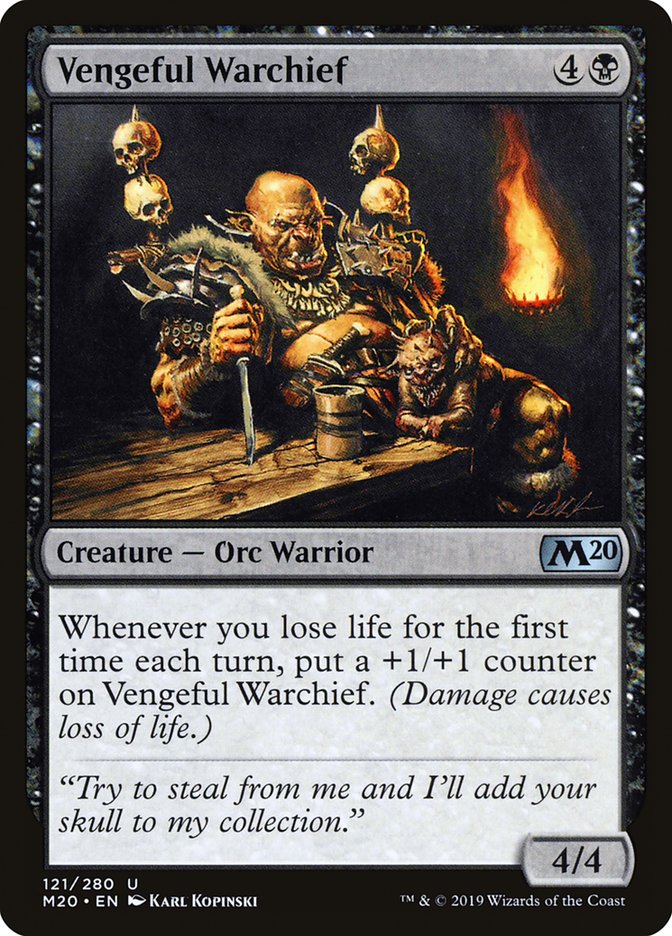 Vengeful Warchief [Core Set 2020]-1