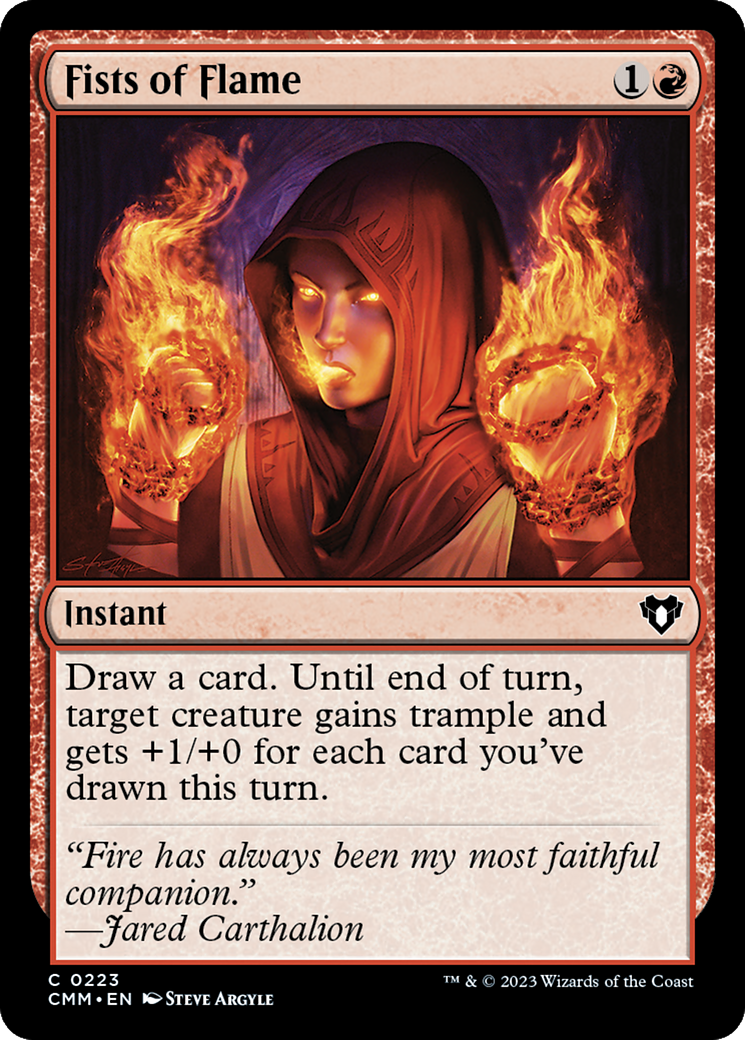 Fist of Flame [Commander Masters]-1