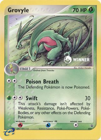 Grovyle (004) (Jumbo Card) [Nintendo: Black Star Promos]-1