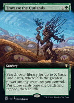 Traverse the Outlands (Extended Art) [Commander Legends: Battle for Baldur's Gate]-1