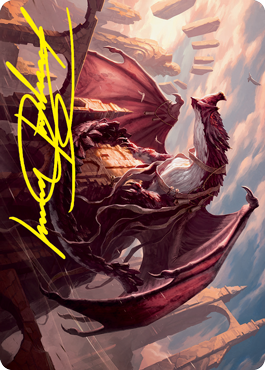 Velomachus Lorehold Art Card (Gold-Stamped Signature) [Strixhaven: School of Mages Art Series]-1