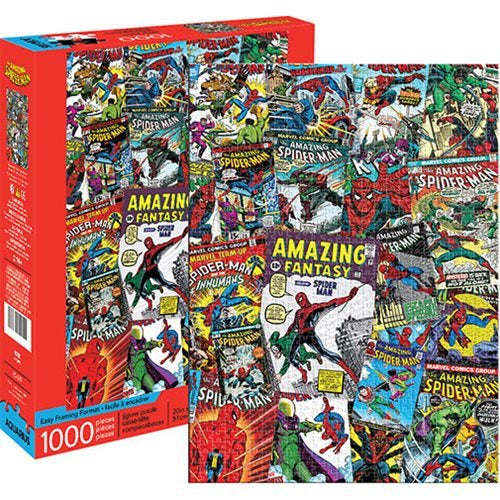 Marvel Amazing Spider-Man Comic Collage Puzzle 1000pc-1