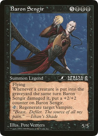 Baron Sengir (Oversized) [Oversize Cards]-1